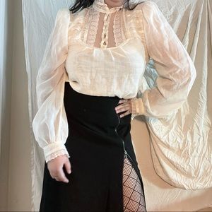 ❌ SOLD ❌Victorian Style Blouse